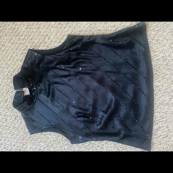 Sleeveless silk top - Picture 4 of 6